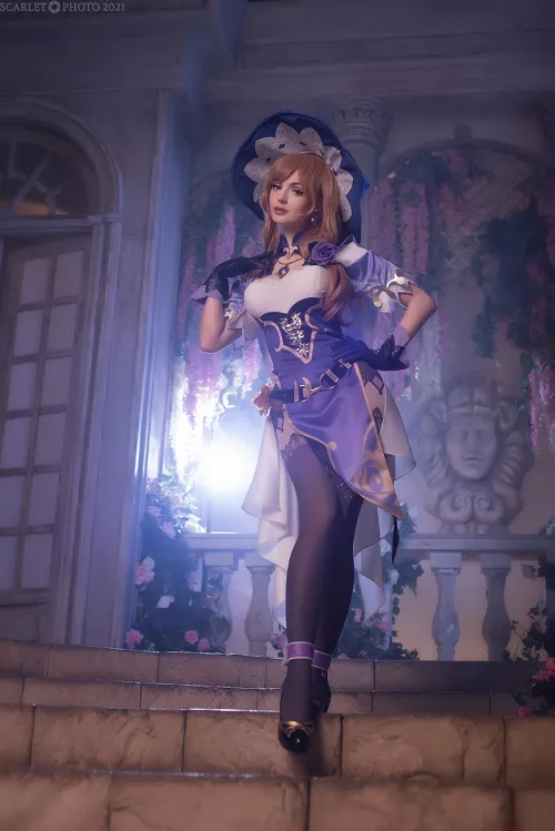 MightyRaccoon as Lisa from Genshin Impact <3 ~ Hope you like! by mightyraccoon