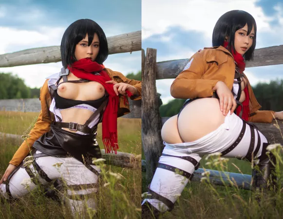 Mikasa Ackerman from AoT by Virtual Geisha by virtualgeisha