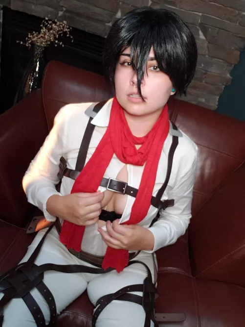 mikasa ackerman from attack on titan by bunnyymilkk by layne16888