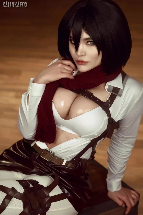Mikasa Ackerman from Attack on Titan by Kalinka Fox by kalinkafox