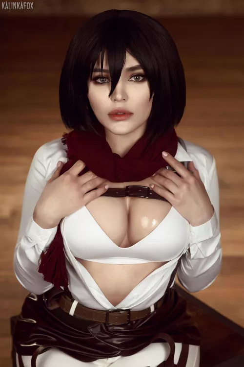 Mikasa Ackerman from Attack on Titan by Kalinka Fox by kalinkafox