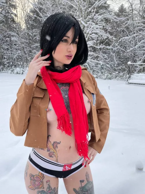 Mikasa from Attack of Titans by Flame Jade by MagicFruit9