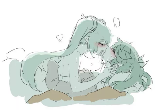 Miku x Miku Yuri by MikuLewds4You