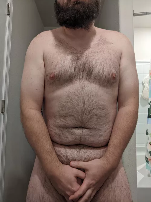 Mildly showing the goods by Apple_Sauce_69