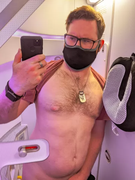 Mile High Chubby Guy ✈️ (self) by rogueshadowcosplay