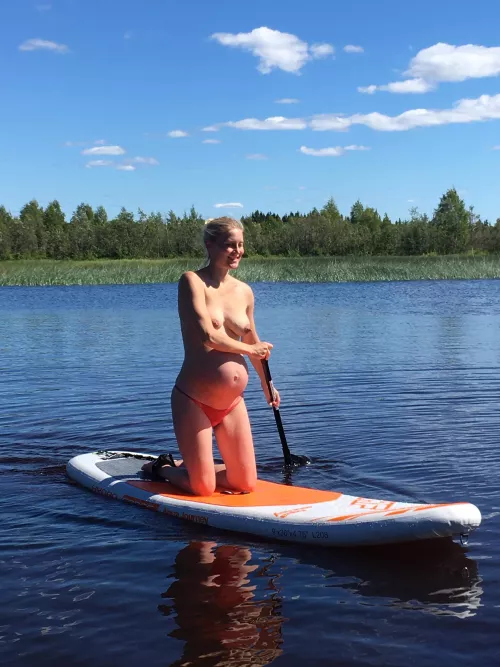 Milf(43) exposed at sea by Intrepid-Animator-97