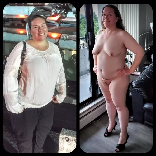 Milfy lady in and out of her clothes by chubbylittledick90