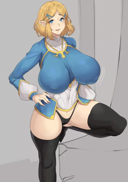 Milfy Zelda by A_Manatee