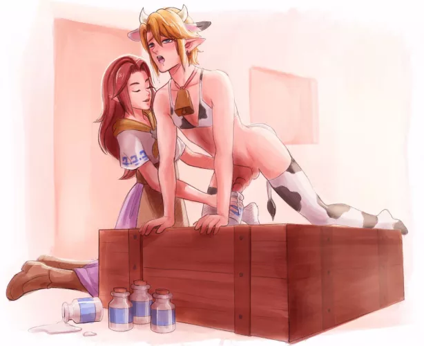 Milked for Semen by Krackon