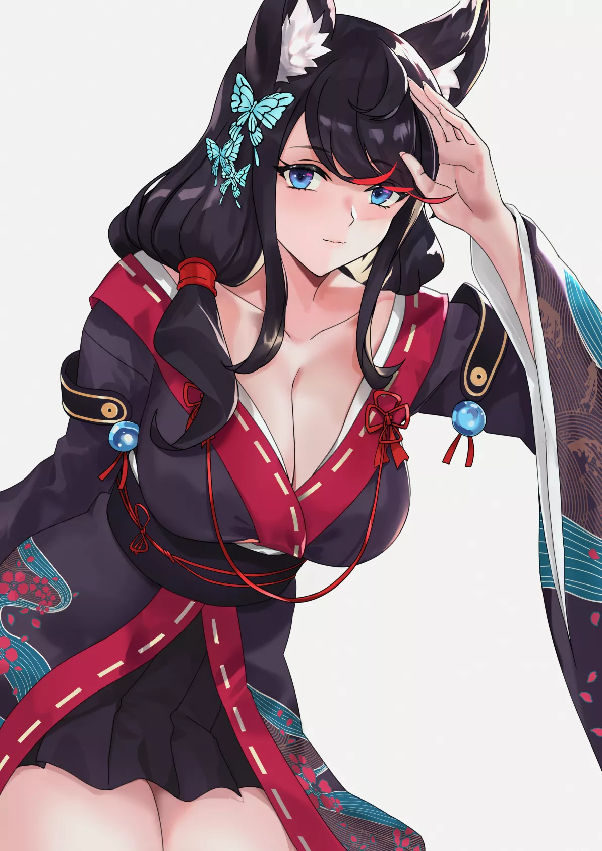 Milord? Where Are You Looking Right Now?~❤💙 (IJN Fusou, Azur Lane, Sakura Empire Faction) posted by Key_Temperature_1845