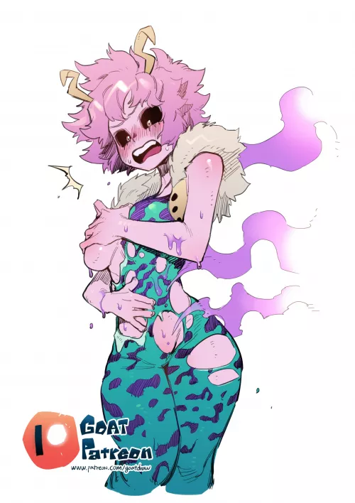 Mina's quirk accident [@goatdraw] by AnotherHellCheese
