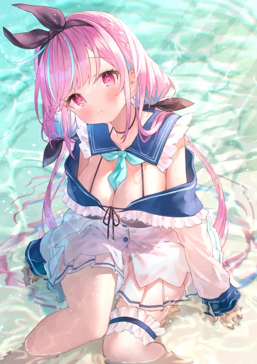 Minato Aqua [Hololive] by xSaviour_N