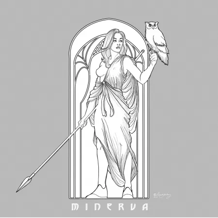 'Minerva', Me, Digital, 2020 by Leadjockey