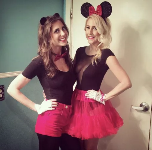 Minne looks best in a red dress by goonagedaydream