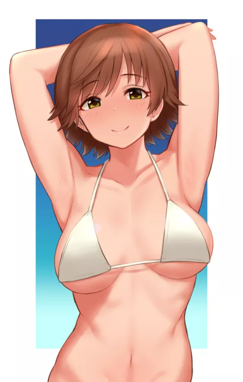 Mio looks pretty sure. [Idolmaster Cinderella Girls] by chilidirigible