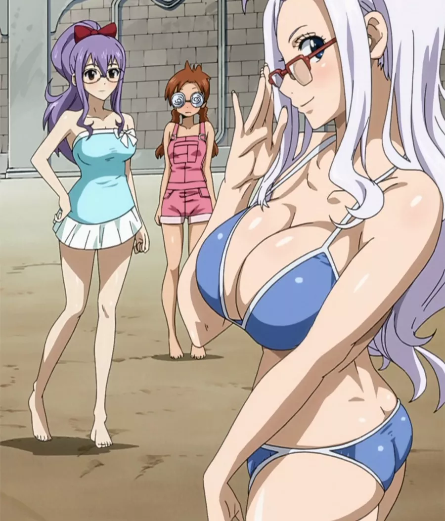 Mirajane with glasses plot from [Fairy Tail] posted by johninoli
