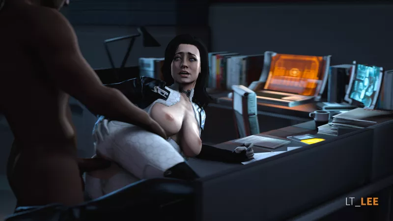 Miranda fucked on her desk (LT_LEE) by Ero-Tama