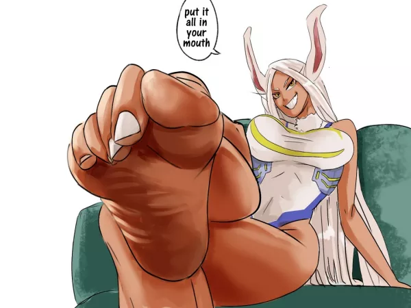 Mirko's Devious Toes (ssslavein) [My Hero Academia] by Lachryma_ud