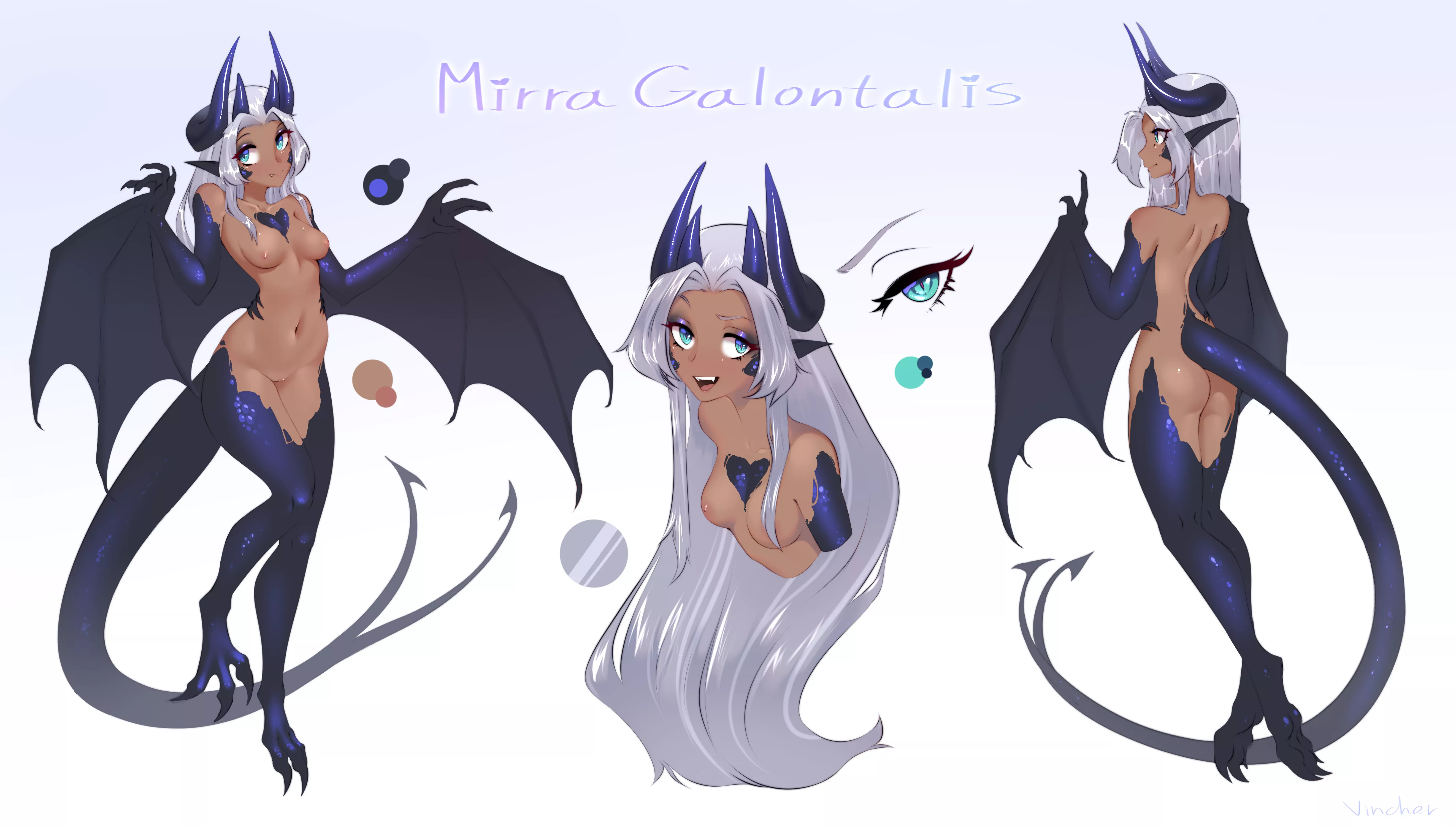 Mirrah, Wyvern girl refsheet posted by ONIKSSSS