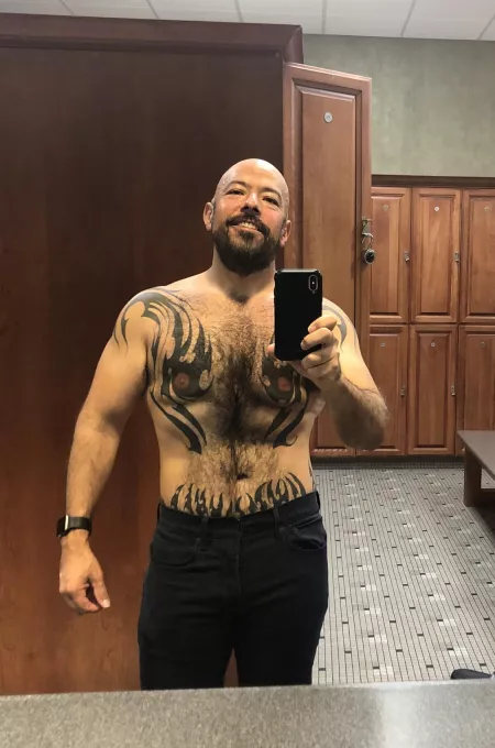 Mirror mirror… by HairyTattedThick