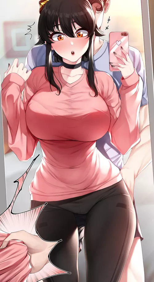 Mirror selfie by DaddyDwayneda