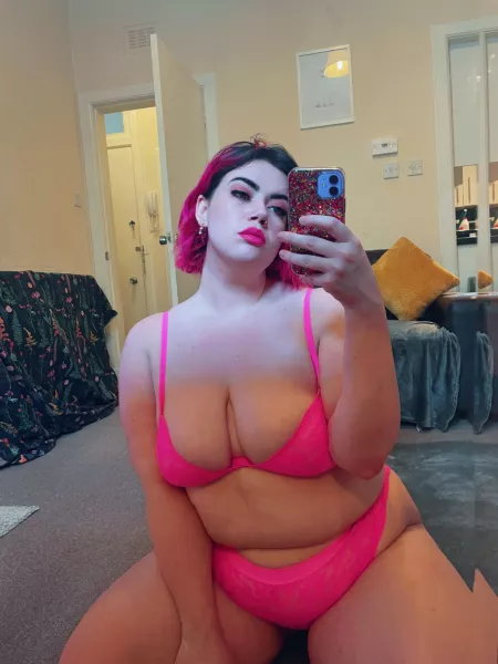 mirror selfie, posting my tummy makes me nervous 👉🏻👈🏻 by xxxbunny_