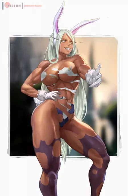 Miruko is so muscular & thicc even her clothes can't hold her sexy body (lejeanx3) by NautyNautilus