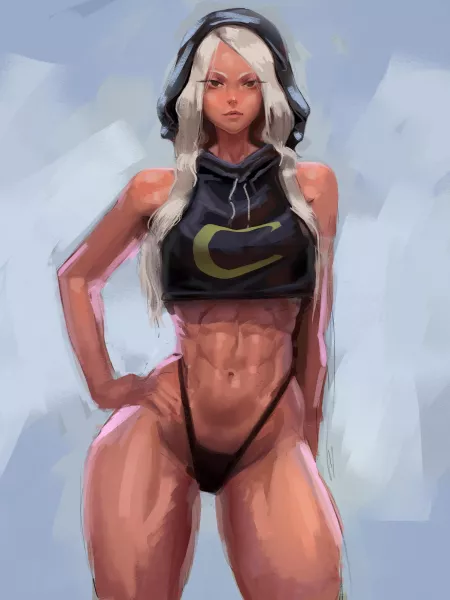 Miruko ready for a workout (ujac) [My Hero Academia] by Ero-Tama