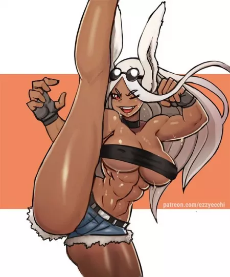 Miruko's high kick by elee0228