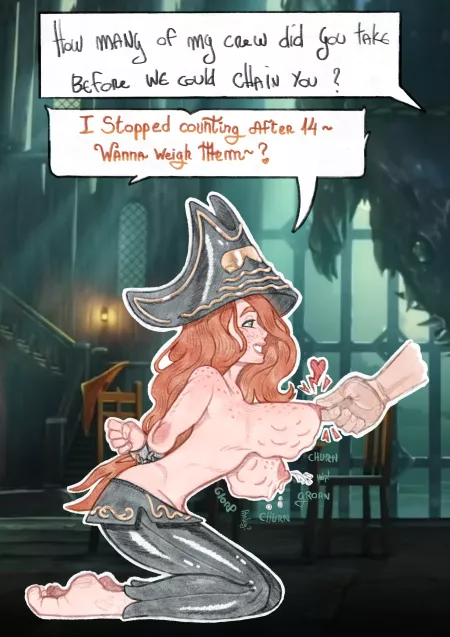 Miss Fortune's Capture (Art by Noilylo) by Foxy_Carter