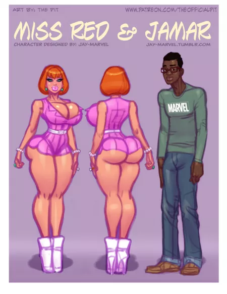 Miss Red & Jamar by KeeKee666