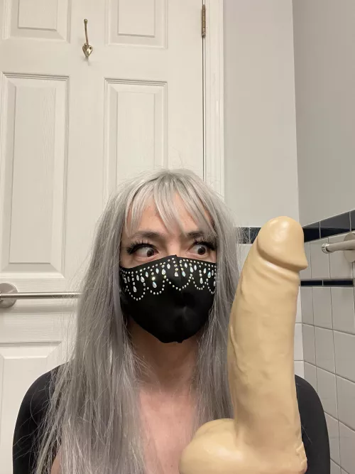 Mistress Michelle promises me that I can make it fit… and if I can’t, she will 😳😳😳 by Jiji4Reign