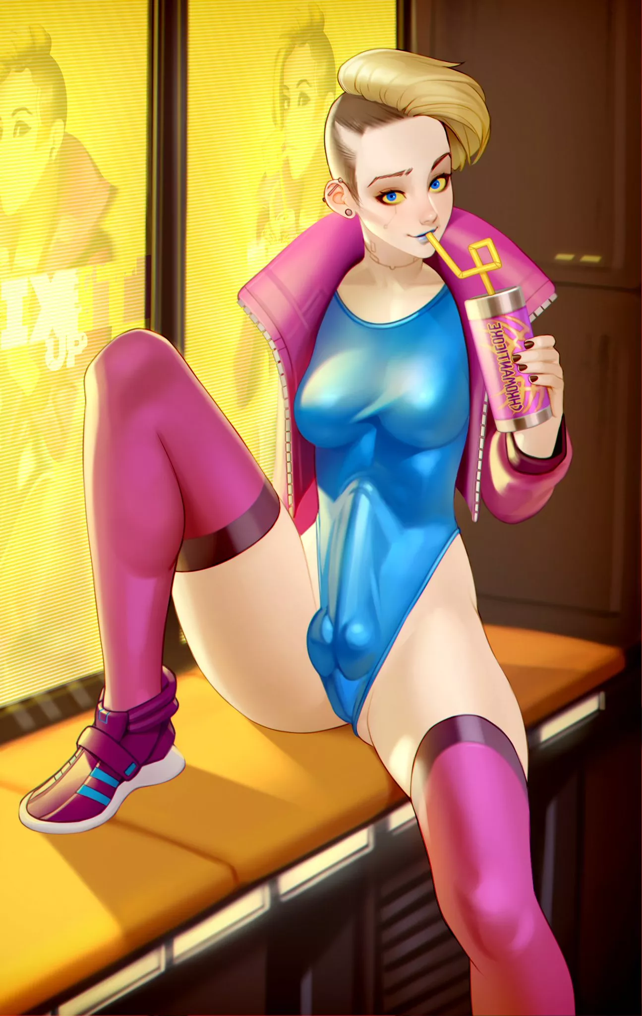 Mix it up! (kairuhentai) [cyberpunk 2077] posted by CyberGraham