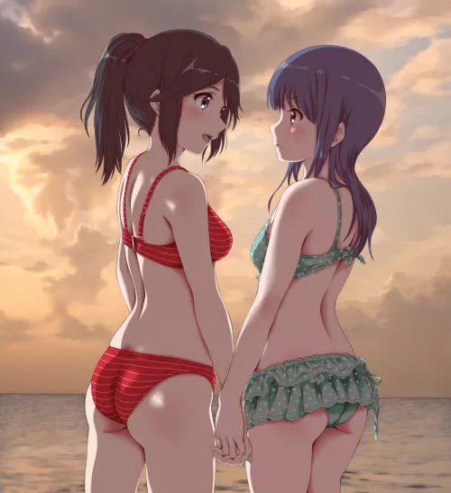 Mizore x Nozomi [ Liz and the Bluebird ] by JWPokemaster