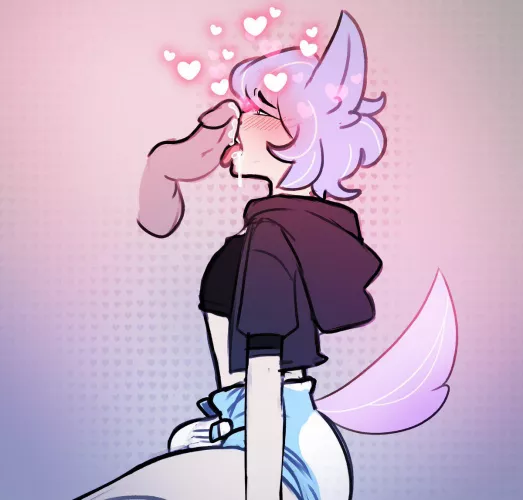 Mmh yeah slide your tongue all over my shaft~ by TrapHunter9