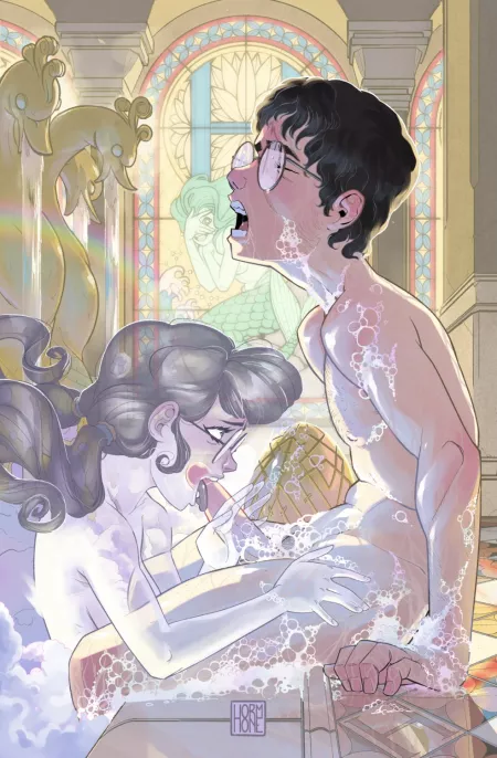 Moaning Myrtle blowing Harry (TheHormone) by Lucius_99