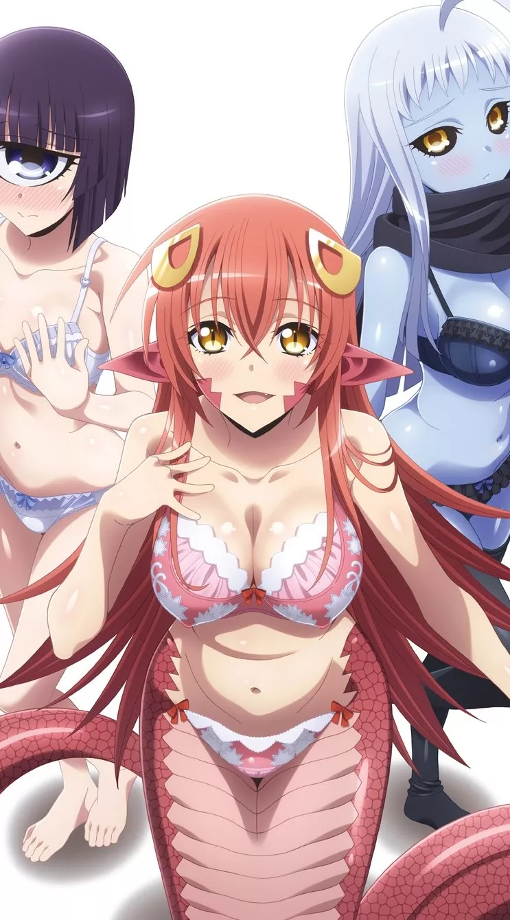 Mobile lineup 743 x 1340 (Monster Musume) posted by AutisticRetardFagot