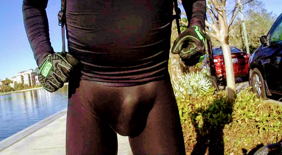 Modesty goes out the window in bright sunlight. by 1rider73