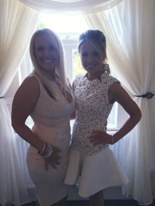 Mom and Daughter at a wedding by Special-Expression35