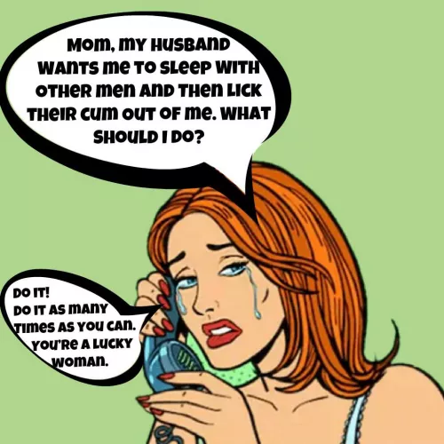 Mom, my husband wants me to sleep with other men… by ILoveToShareMyWife69