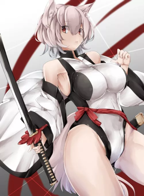 Momiji Leotard Warrior (Jyaoh0731) [Touhou] by sequence_string