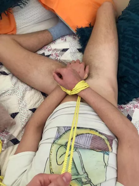 Mommy Gf had to tie me up Friday night because I wouldn’t sit still like a good boy by SimpSub420