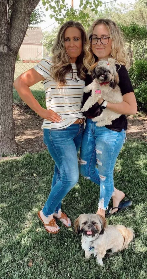 Mommy is getting it in the face all night as the daughter fingers her mom by ComfortableIcy5268