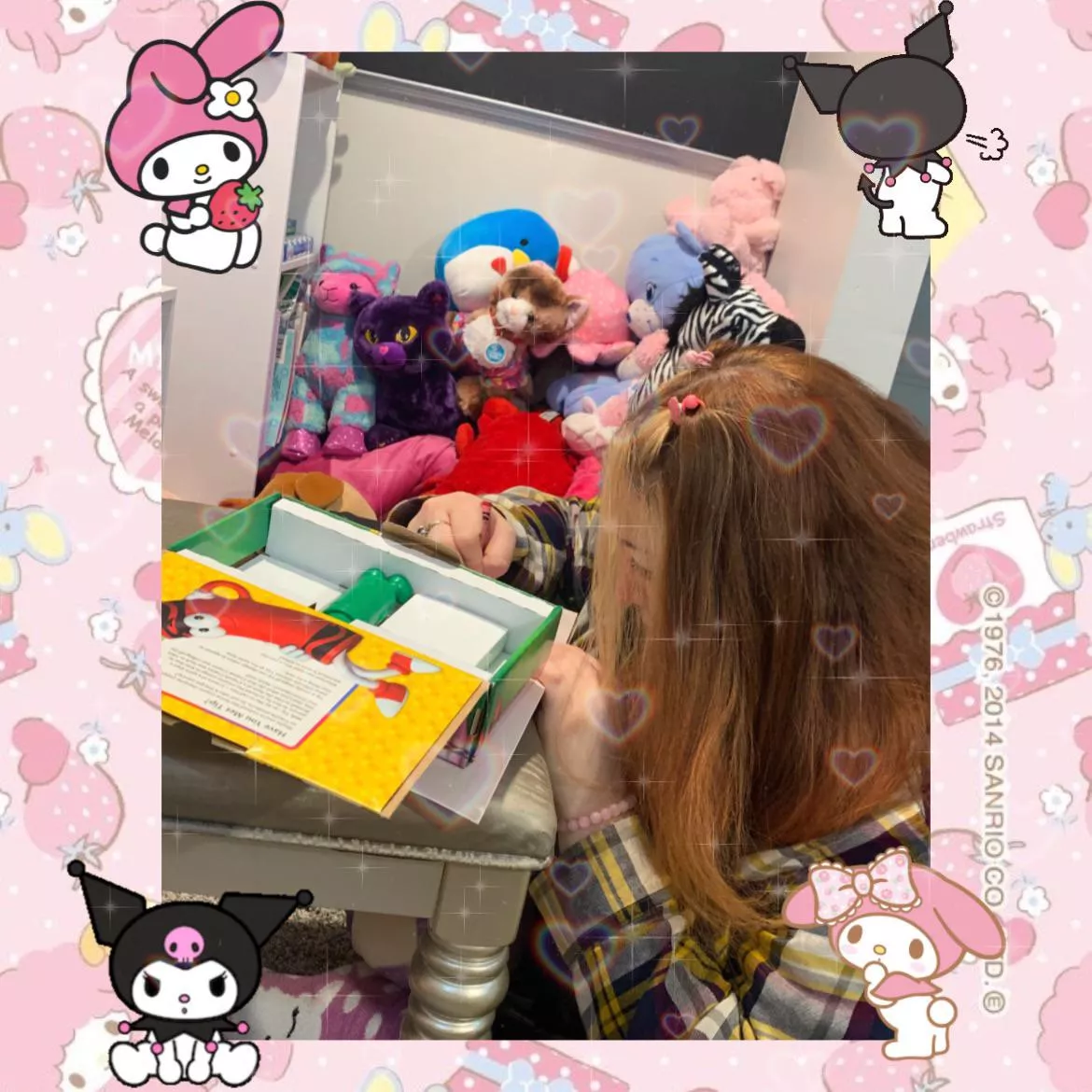 Mommy took a nap, and when she woke up I was coloring her a picture! She took pictures of me while I was coloring hehe💕 posted by borderlinebarbie_