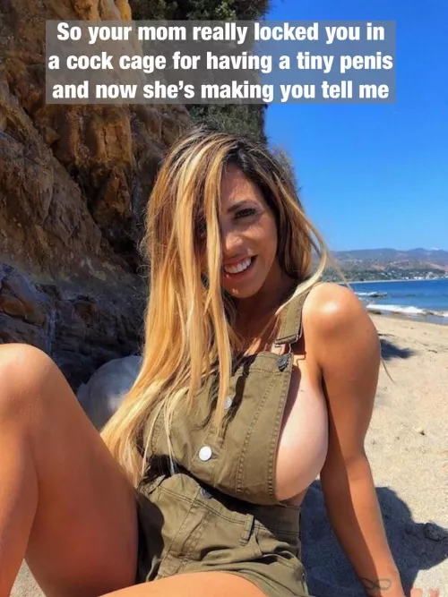 Moms caged loser by blakeboi20