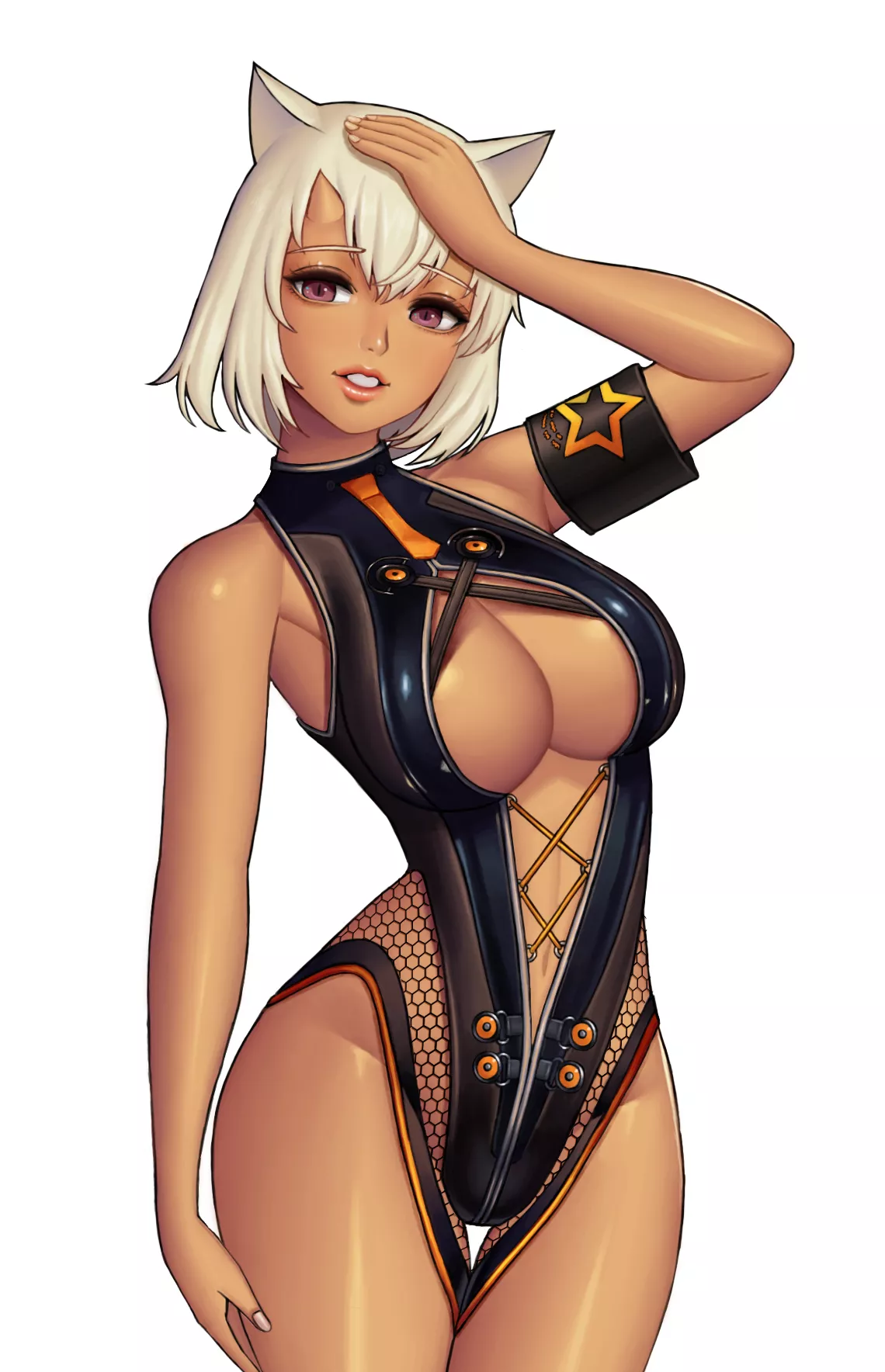 Mona Black Swimsuit (Corgi) [Destiny Child] posted by sequence_string