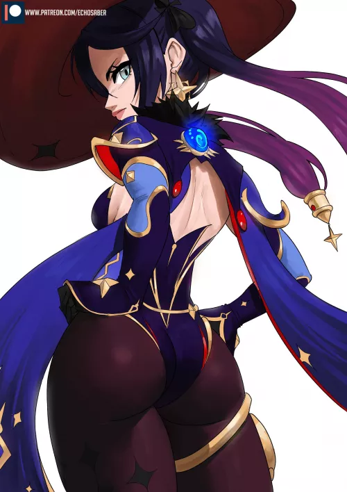 Mona [Genshin Impact] by Kimchimaro