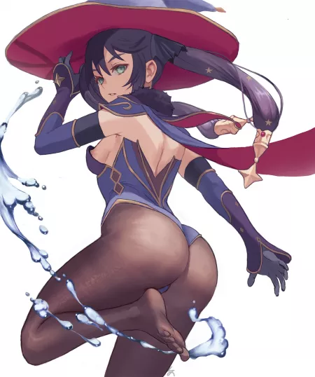 Mona (Zefrablue) [Genshin Impact] by Kuro-Oji