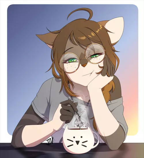 Monday morning vibes [Art by @justjacksart, commission for me] by fauxmer