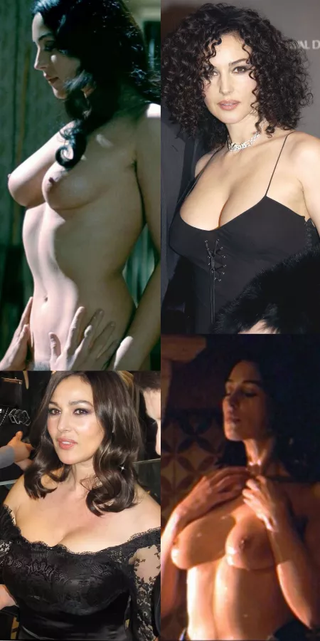 Monica Bellucci on and off by Assntittyluvr123